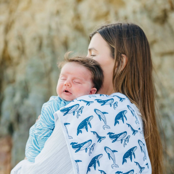 Copper Pearl Copper Pearl: Burp Cloth 3pk - Cove