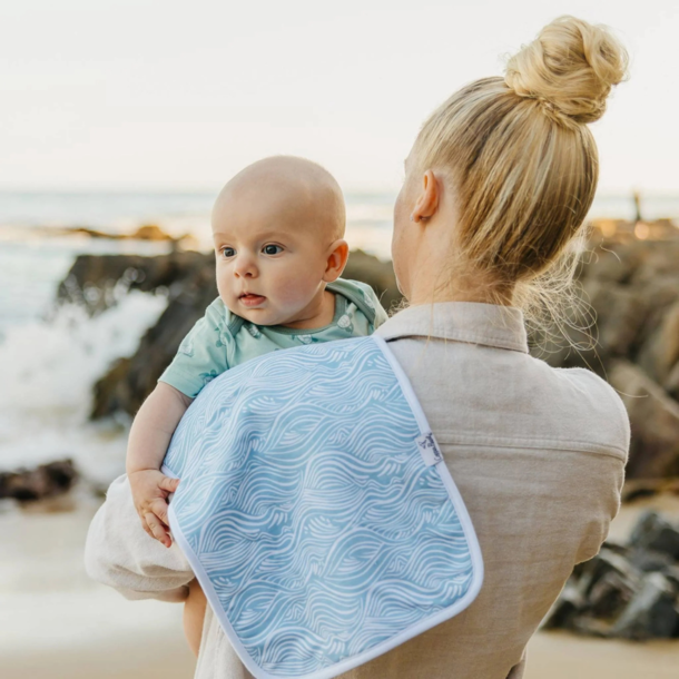 Copper Pearl Copper Pearl: Burp Cloth 3pk - Cove