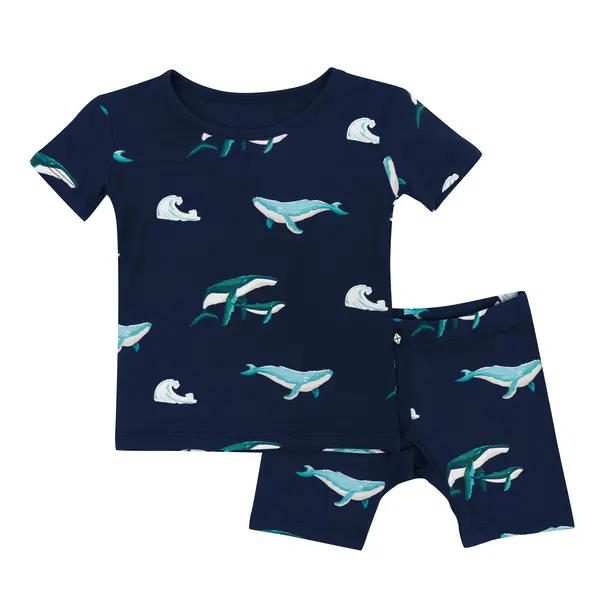 Kyte Clothing Kyte: Toddler Short-Sleeve PJ Set - Humpback