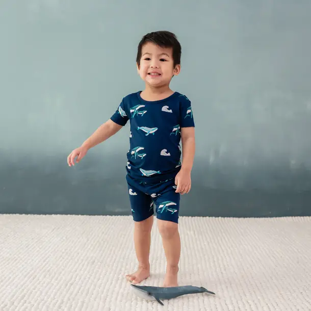 Kyte Clothing Kyte: Toddler Short-Sleeve PJ Set - Humpback
