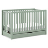 Million Dollar Baby MDB: Colby 4-in-1 Convertible Crib with Trundle Drawer - Light Sage