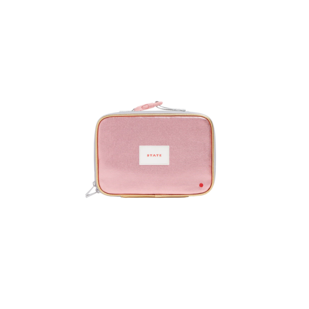 State Bags State Bags: Rodgers Lunch Box - Pink/Silver
