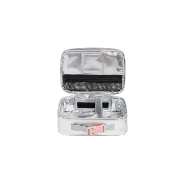 State Bags State Bags: Rodgers Lunch Box - Pink/Silver