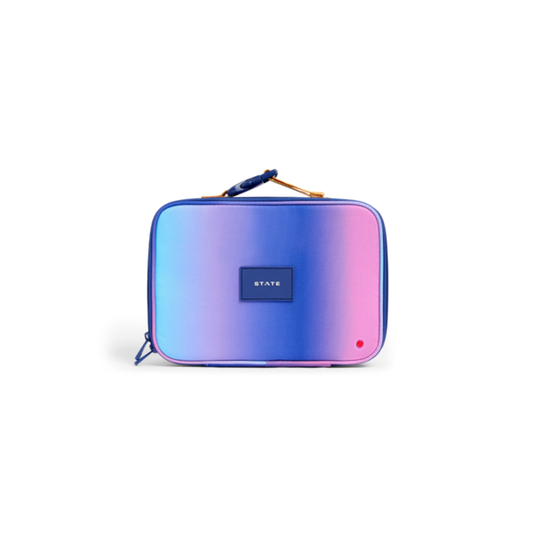 State Bags State Bags: Rodgers Lunch Box - Blue/Pink Gradient
