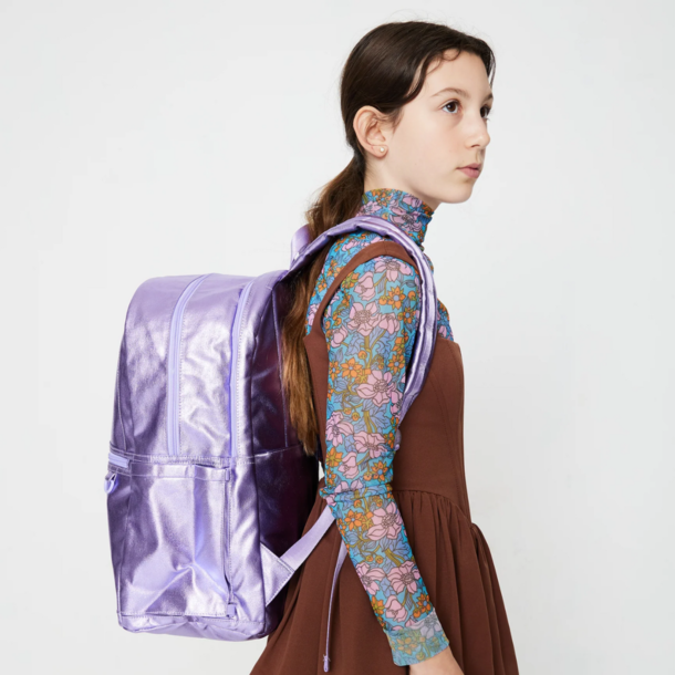 State Bags State Bags: Kane Double Lg Backpack- Lilac