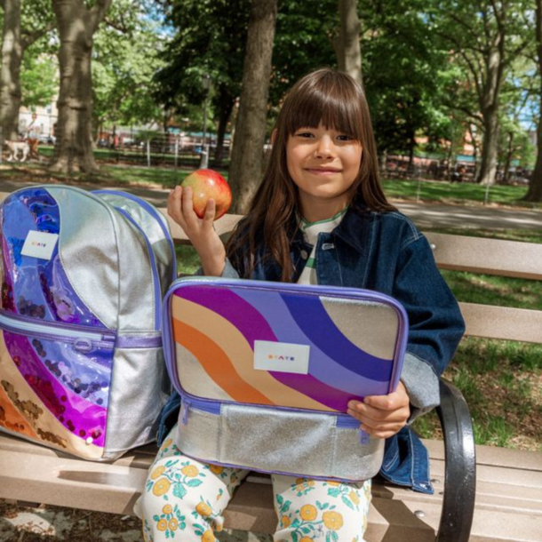 State Bags State Bags: Rodgers Lunch Box - Rainbow Wave