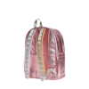 State Bags State Bags: Kane Double Zip Large- Pink/Silver