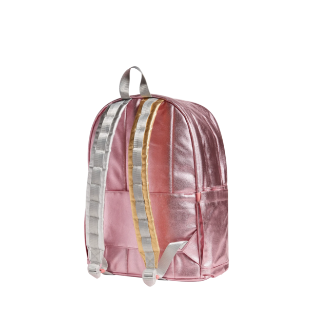State Bags State Bags: Kane Double Zip Large- Pink/Silver