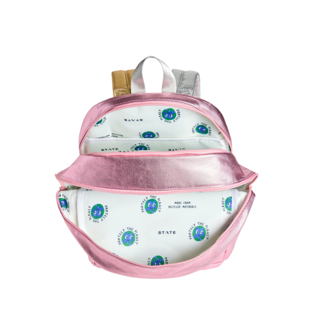 State Bags State Bags: Kane Double Backpack- Lilac