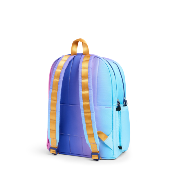 State Bags State Bags: Kane Double Backpack- Blue/Pink Gradient