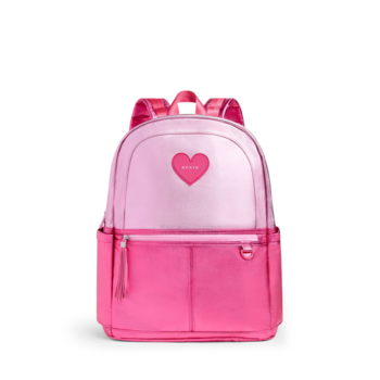 State Bags State Bags: Kane Double Backpack- Hot Pink/ Pink Block