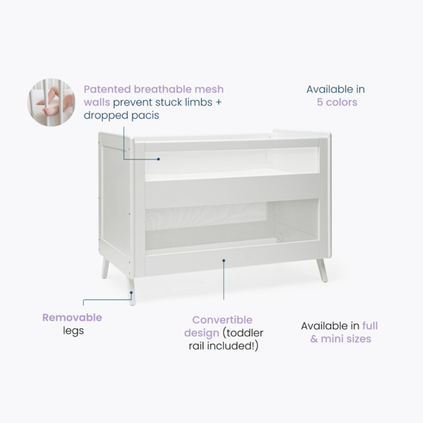 Halo Innovations HALO: Breathable Mesh Full-Size Crib -