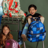 State Bags State Bags: Kane Backpack- Blue Puffer Check