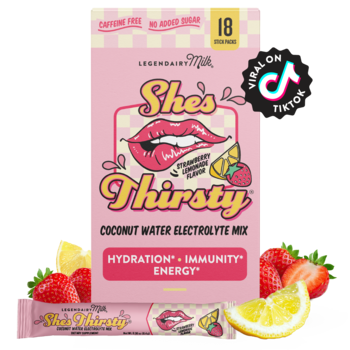 Legendairy Milk Legendairy Milk: Coconut Water Electrolyte Mix - Strawberry Lemonade