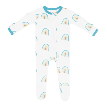 Kyte Clothing Kyte: Zipper Footie - Makai Rainbow