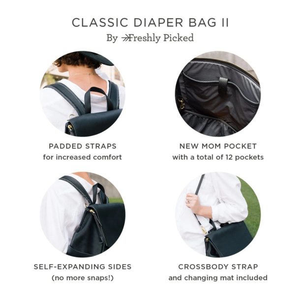 Freshly Picked FP: Backpack Diaper Bag - Butterscotch