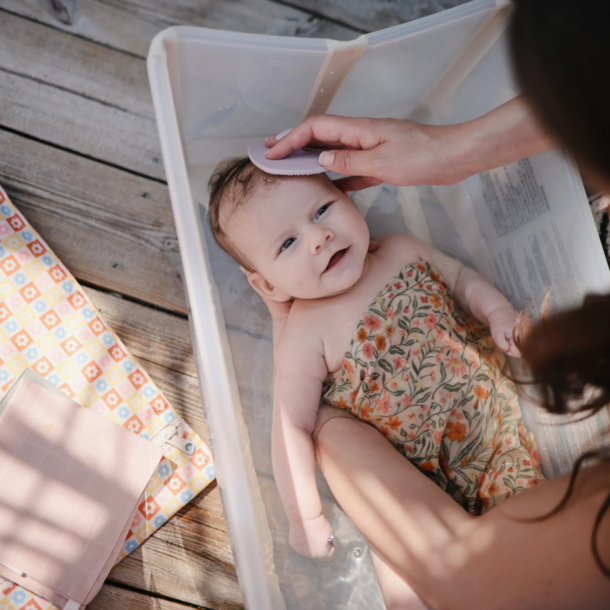 Mushie Mushie: Muslin Washcloth 5 Pack - Pastel Blooms