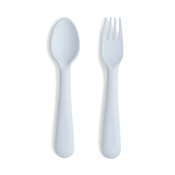 Mushie Mushie: Fork & Spoon Set-