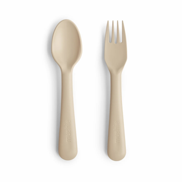 Mushie Mushie: Fork & Spoon Set-