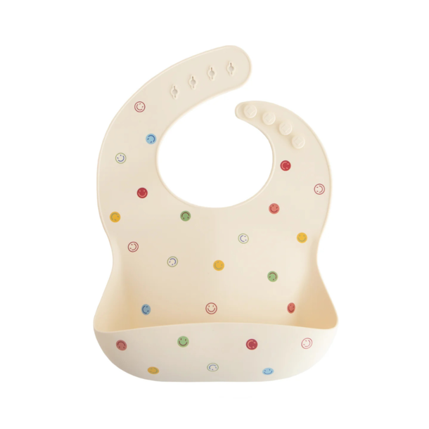 Mushie Mushie: Silicone Bib - Prints