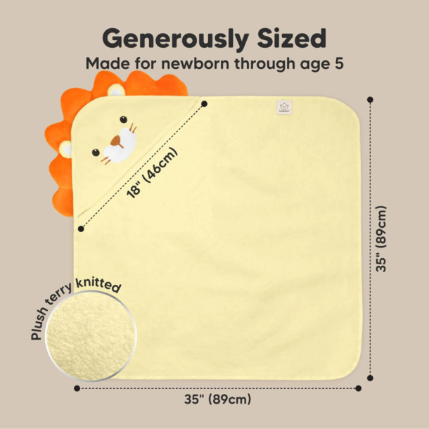 KeaBabies Keababies: Bamboo Baby Hooded Towel -