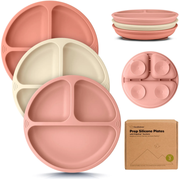KeaBabies Keababies: Suction Plates (3pk)