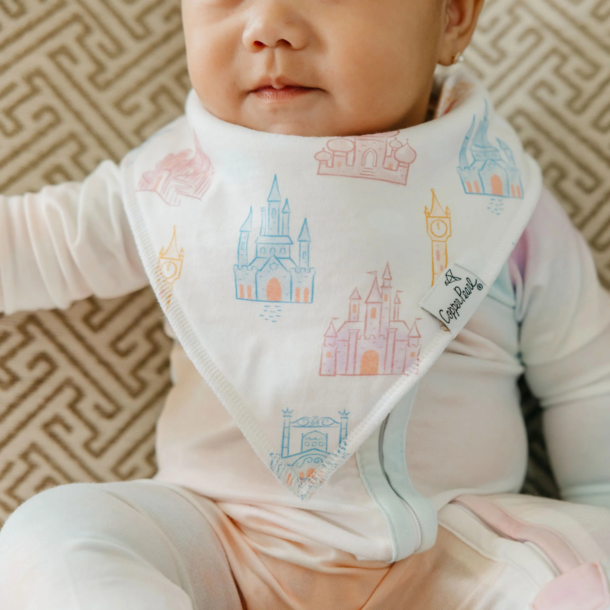 Copper Pearl Copper Pearl: Bandana Bib 4pk - Disney Princess