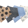 Copper Pearl Copper Pearl: Bandana Bib 4pk - Gemma (Tan)