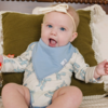 Copper Pearl Copper Pearl: Bandana Bib 4pk - Gemma (Tan)