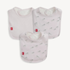 Magnificient Baby Magnetic Me: Bib 3pk - Pink Savannah Plains