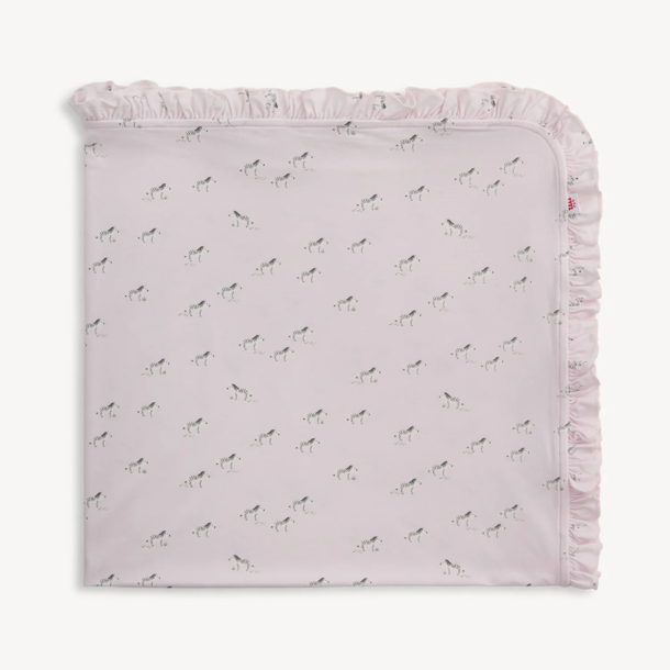 Magnificient Baby Magnetic Me: Baby Blanket - Pink Savannah Plains