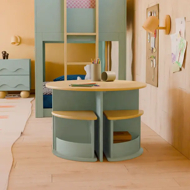 Million Dollar Baby MDB: Nessa Nesting Play Table