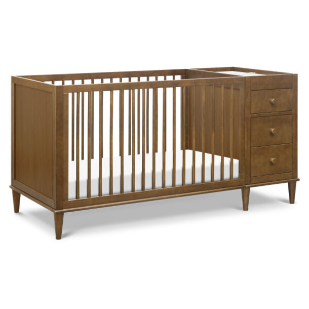 Million Dollar Baby MDB: Marley 3-in-1 Convertible Crib & Changer Combo -