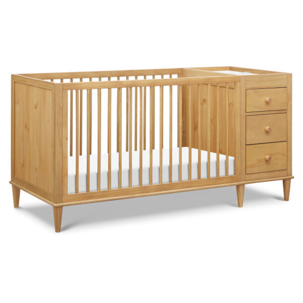 Million Dollar Baby MDB: Marley 3-in-1 Convertible Crib & Changer Combo -
