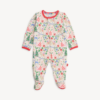 Magnificient Baby Magnetic Me: Magnetic Footie - Sugar Plum Dreams