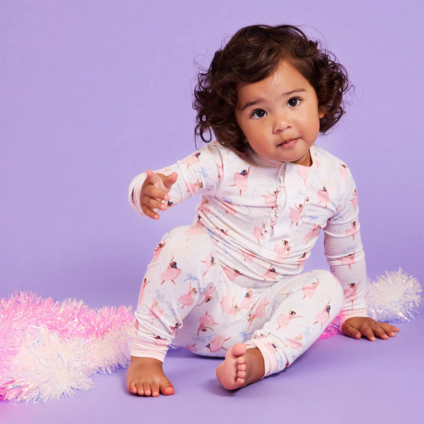 Magnificient Baby Magnetic Me: Long Slv. PJ Set - Pretty Plies
