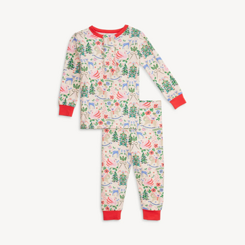 Magnificient Baby Magnetic Me: Long Slv. PJ Set - Sugar Plum Dreams
