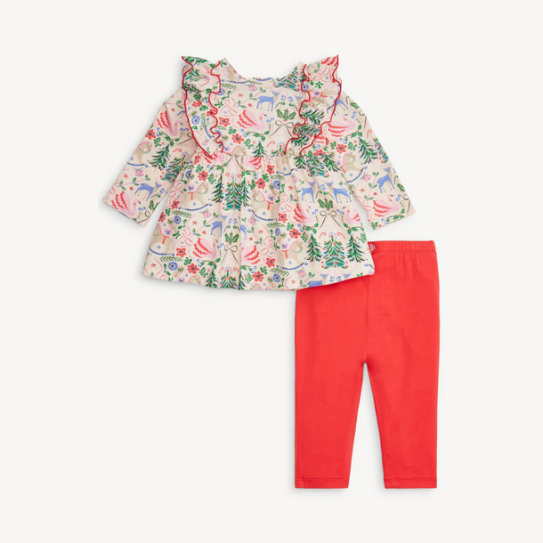 Magnificient Baby Magnetic Me: Magnetic Dress w/ Leggings - Sugar Plum Dreams