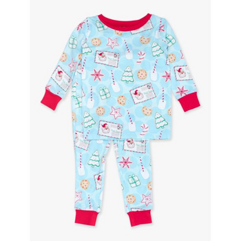 Rufflebutts Rufflebutts: Toddler PJ Santa Sweets Rufflebutts Rufflebutts: Toddler PJ Santa Sweets