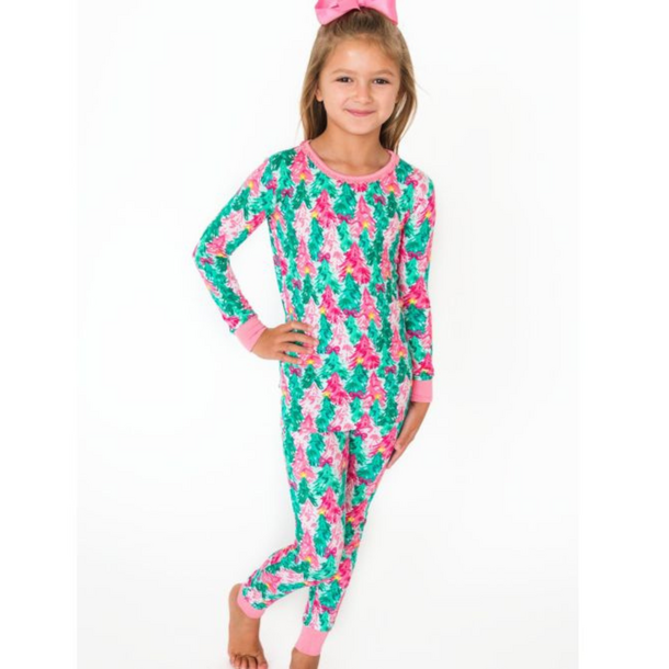 Rufflebutts Rufflebutts: Toddler PJ Pink Jolly Grove