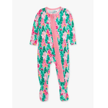 Rufflebutts Rufflebutts: Footie - Pink Jolly Grove Rufflebutts Rufflebutts: Footie - Pink Jolly Grove