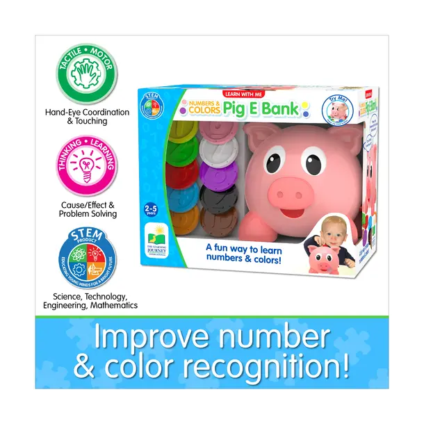 University Games UG: Learn w/ Me - Pig E Bank