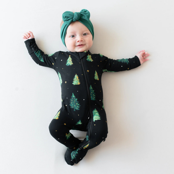Kyte Clothing Kyte: Zipper Footie - Twinkle Tree