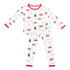 Kyte Clothing Kyte: Toddler Long-Sleeve PJ Set - Santa Sleigh