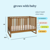 Million Dollar Baby MDB: Hunter 3 in 1 Convertible Crib