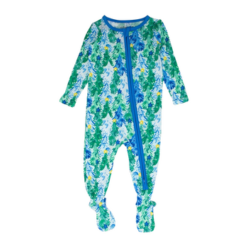 Rufflebutts Rufflebutts: Footie - Blue Jolly Grove Rufflebutts Rufflebutts: Footie - Blue Jolly Grove