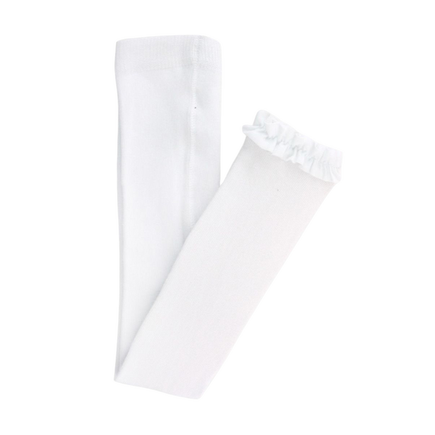 Rufflebutts Rufflebutts: White Footless Tights