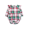 Rufflebutts Rufflebutts: L/S Bubble Romper - Dashing Dreams Plaid Rufflebutts Rufflebutts: L/S Bubble Romper - Dashing Dreams Plaid