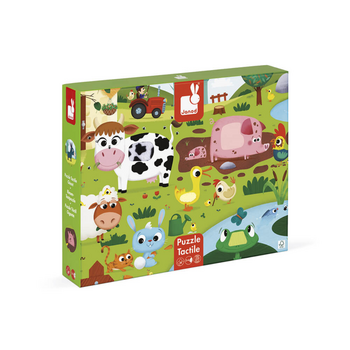 Janod Janod: Tactile Puzzle - Farm Animals