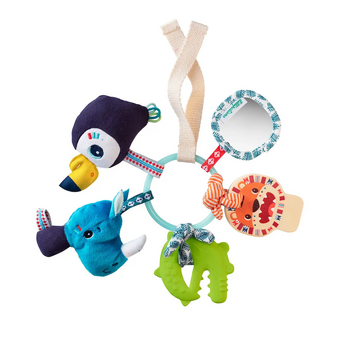 Janod Janod: Sensory Keychain - Jungle